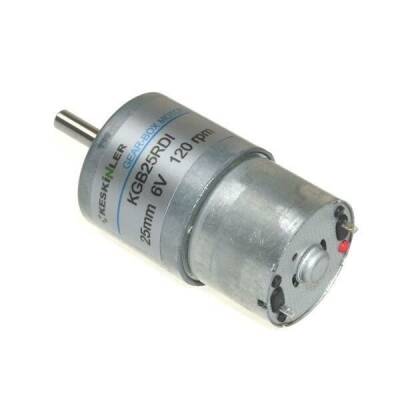 KGB25 6V 120Rpm 25mm Redüktörlü Eksantrik Dc Motor - 1