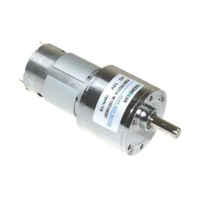 KGB37 12V 15Rpm 37mm Eccentric Dc Motor with Gearbox - 2