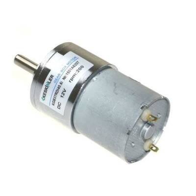 KGB37 12V 200Rpm 37mm Eccentric Dc Motor with Gearbox - 1