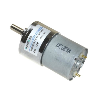 KGB37 12V 105Rpm 37mm Redüktörlü Eksantrik Dc Motor - 1