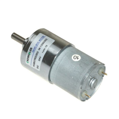 KGB37 24V 10Rpm 37mm Redüktörlü Eksantrik Dc Motor - 1