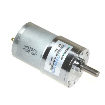 KGB37 24V 80Rpm 37mm Redüktörlü Eksantrik Dc Motor - 2