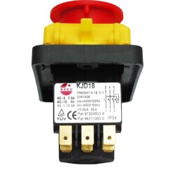 KJD18 6-Pin Su Geçirmez Elektromanyetik Buton - 3