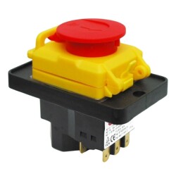 KJD18 6-Pin Waterproof Electromagnetic Button - 2