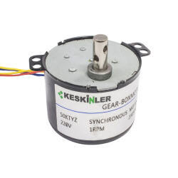 KTYZ-50 1RPM 6W AC Senkron Motor 