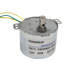 KTYZ-50 5RPM 6W AC Senkron Motor 