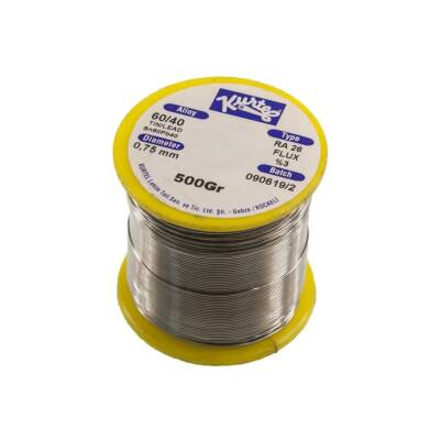 Kurtel 0.75 mm 500gr Lehim Teli (%60 Kalay / %40 Kurşun) - 1