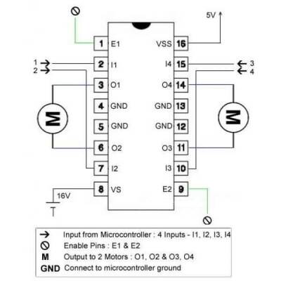 L293D Motor Sürücü Entegresi - 2