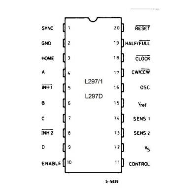 L297 DIP-20 Motor Driver IC - 2