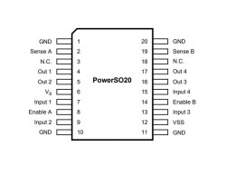 L298P PowerSO-20 Smd Motor Driver IC - 2