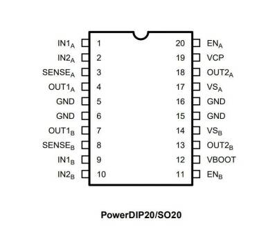 L6205N DIP-20 Motor Driver IC - 2