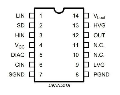 L6386 SMD SO14 Integrated - 2