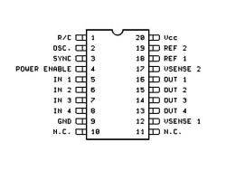 L6506 SOIC-20 SMD Step Motor Sürücü Entegresi - 2