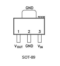 L78L33 SOT-89 Voltage Regulator - 2