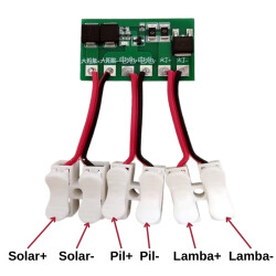 Lamp Control Module with Solar Panel - Lipo Battery Charging Card - 2