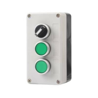 Latch Switch and Double Green Push Button Box - 1