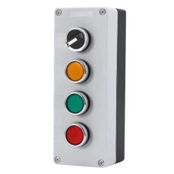 Latch Switch and Triple Push Button Box 