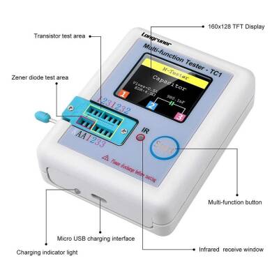 LCR TC1 Electronic Component Tester - 3