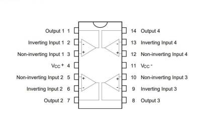 LF347DT SOIC-14 SMD OpAmp Entegresi - 2