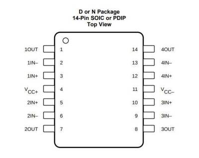 LF347N DIP-14 OpAmp IC - 2