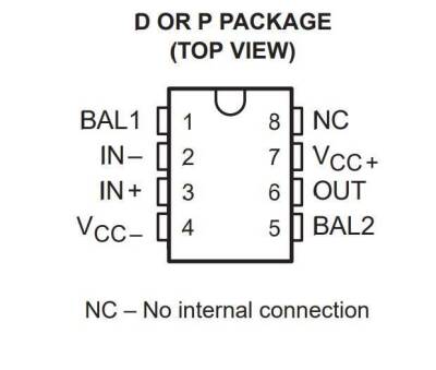 LF411CN DIP-8 OpAmp IC - 2