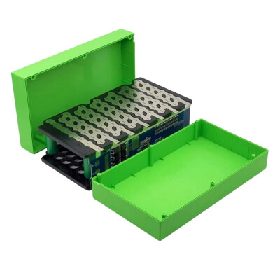 Li-ion 18650 13S 6P 48V 78'li E-Bike Battery Box Set - Green - 2