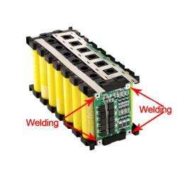 Li-ion 18650 3S 7P 12V 21'li Battery Box Set - Green - 2