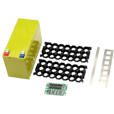 Li-ion 18650 3S 7P 12V 21'li Battery Box Set - Yellow - 1