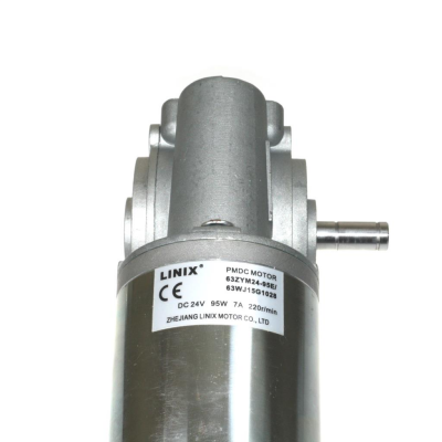 Linix PMDC Motor 63ZYM24-95E/63WJ15G1028 24V 95W 7A 220r/min Kapı Motoru - 2