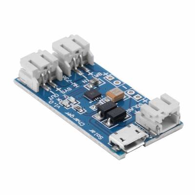 Lipo Battery Charging Module 500ma with Solar Panel - 1