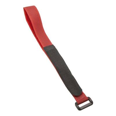 Lipo Battery Holder Velcro Tape 20x400mm - Red - 1