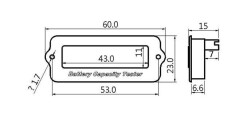 Lithium Battery / Battery Capacity Indicator 8-63V LY6W - 3