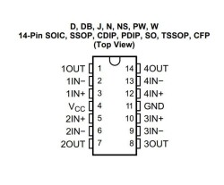 LM224 SOIC-14 SMD OpAmp Entegresi - 2