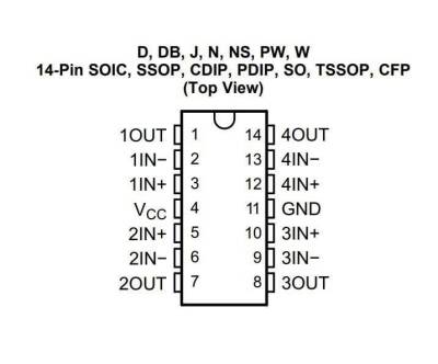 LM224N DIP-14 OpAmp Entegresi - 2