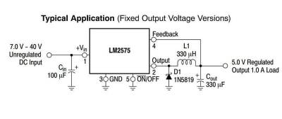 LM2575T-5.0 Voltage Regulator - TO220 - 3