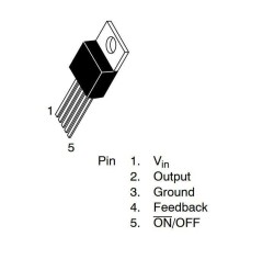 LM2575T-ADJ Voltage Regulator - TO220 - 2