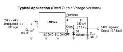 LM2575T-ADJ Voltage Regulator - TO220 - 3