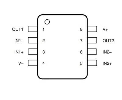 LM258DR SOIC-8 SMD OpAmp IC - 2