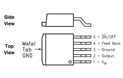 LM2596S-5V SMD DPAK-2 Voltage Regulator - 2