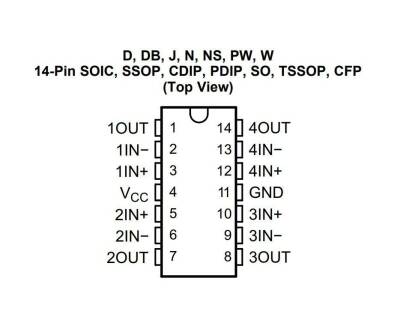 LM2902N DIP-14 OpAmp Entegresi - 2