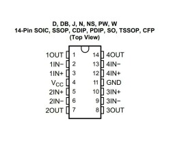 LM2902N DIP-14 OpAmp IC - 2