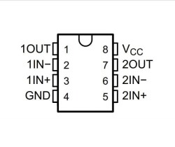 LM2903P PDIP-8 Comparator Integrated - 2