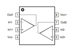 LM2904 SOIC-8 SMD OpAmp Entegresi - 2