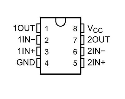 LM293P PDIP-8 Comparator Integrated - 2