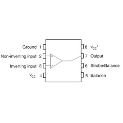 LM311 SOIC-8 Analog Karıştırıcı Entegresi - 2