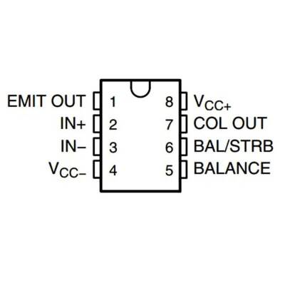 LM311P DIP-8 Comparator Integrated - 2