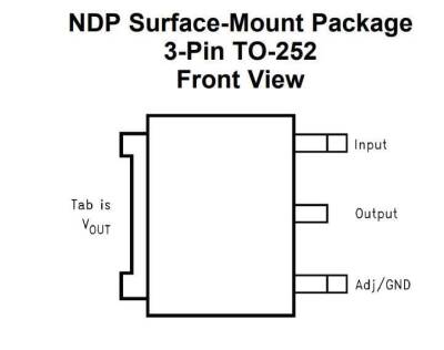 LM317 DPAK SMD Voltage Regulator TO252-3 - 2