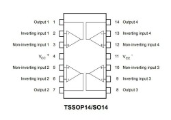 LM324 SOIC-14 SMD OpAmp Entegresi - 2