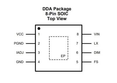 LM3414HVMRX SOIC-8 1A Led Entegresi - 2