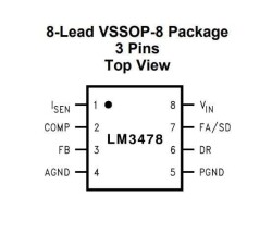 LM3478MM/NOPB TSSOP8 - Control IC - 2